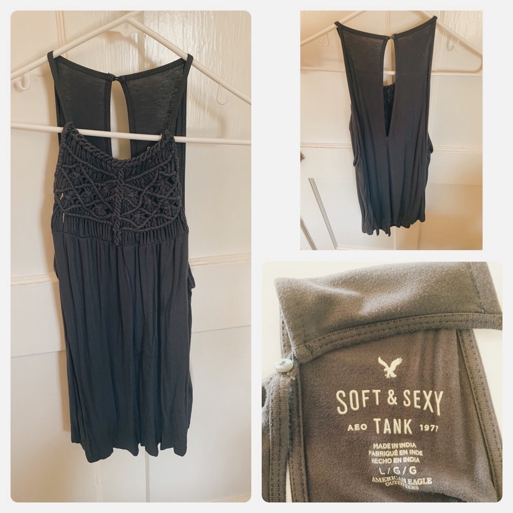 American Eagle Soft & Sexy Woven Tank